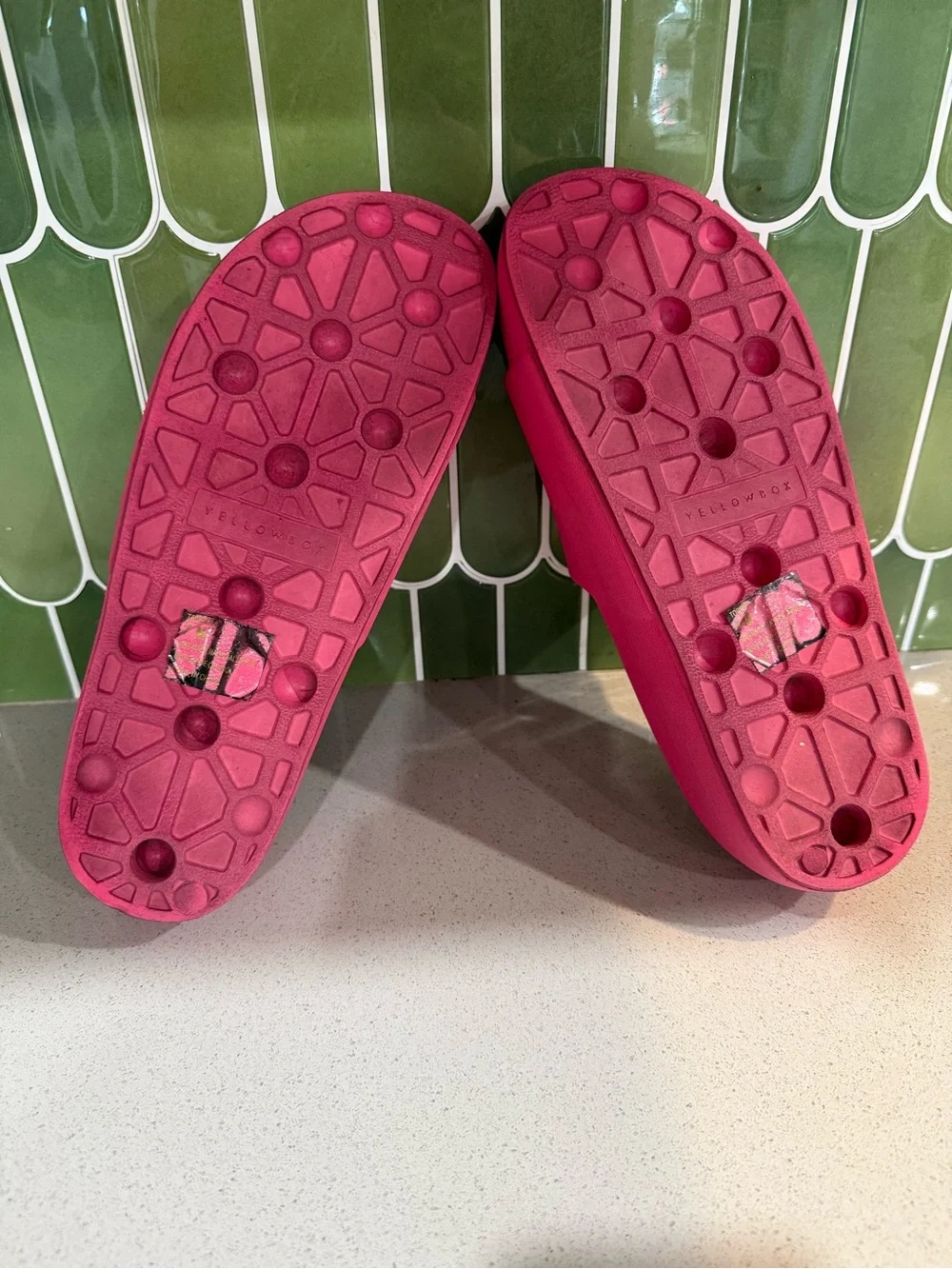 Yellow Box Hot Pink Slide Sandals - Picture 5 of 5